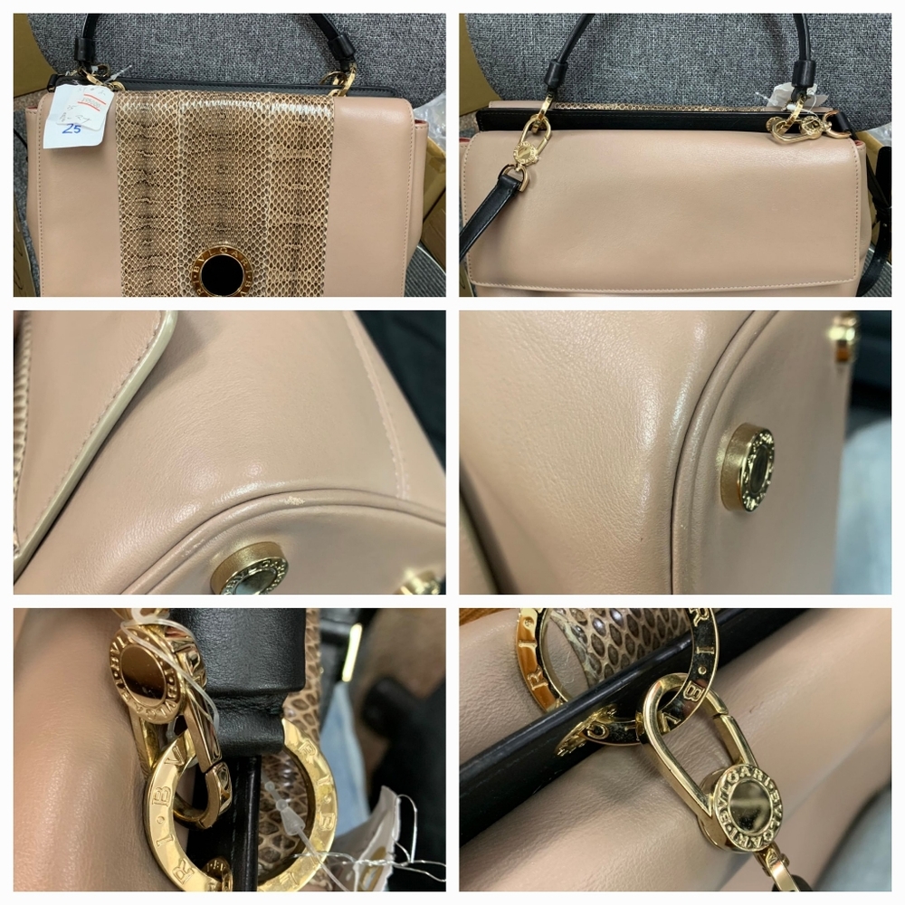 Exotic python Bulgari bag